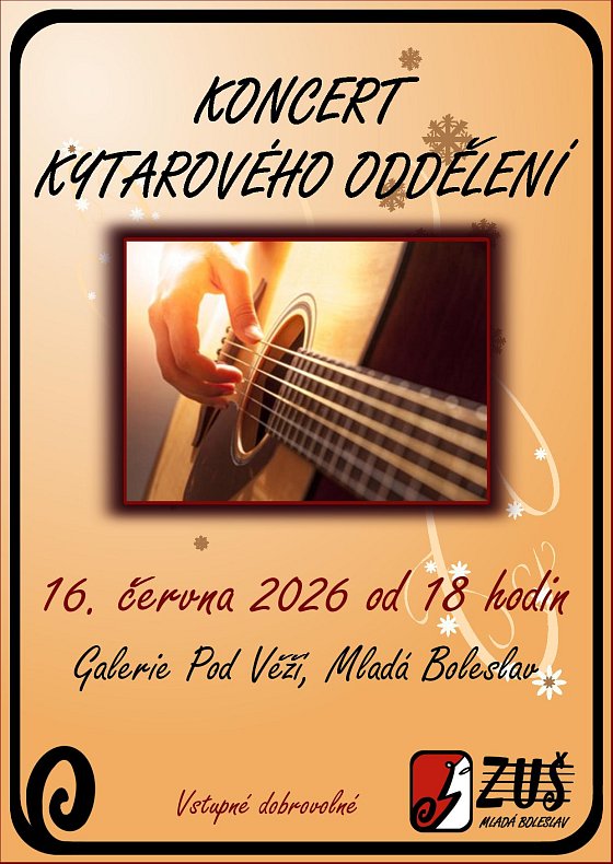Koncert kytarového oddělení